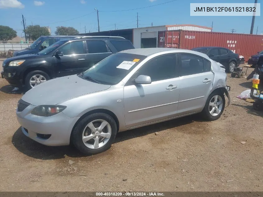 JM1BK12F061521832 2006 Mazda Mazda3 I