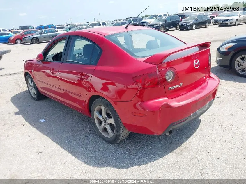 JM1BK12F261453968 2006 Mazda Mazda3 I