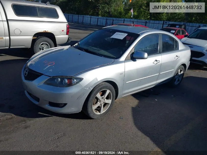 JM1BK12G261448732 2006 Mazda Mazda3 I