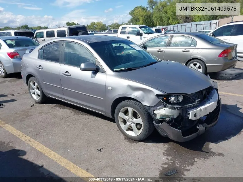 2006 Mazda Mazda3 I VIN: JM1BK32F061409575 Lot: 40372049