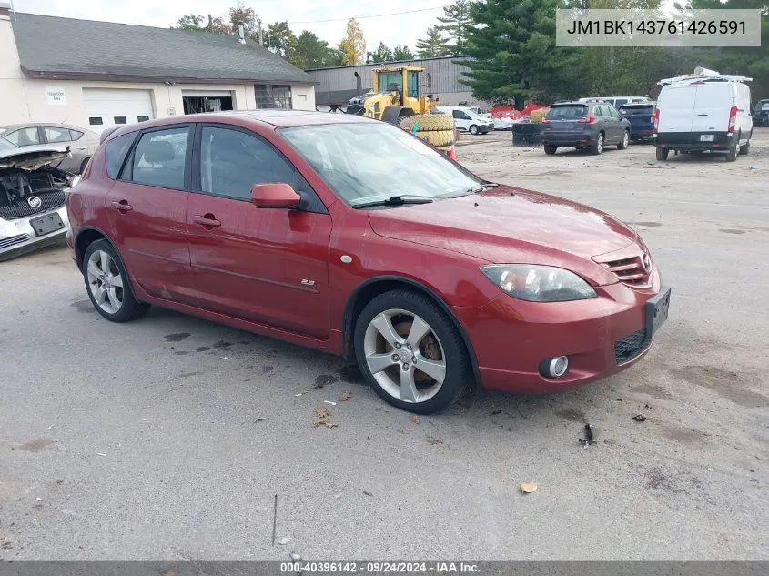 2006 Mazda Mazda3 S VIN: JM1BK143761426591 Lot: 40396142