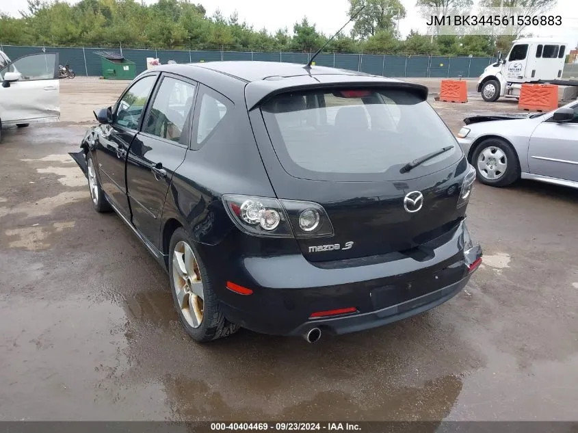 JM1BK344561536883 2006 Mazda Mazda3 S Grand Touring