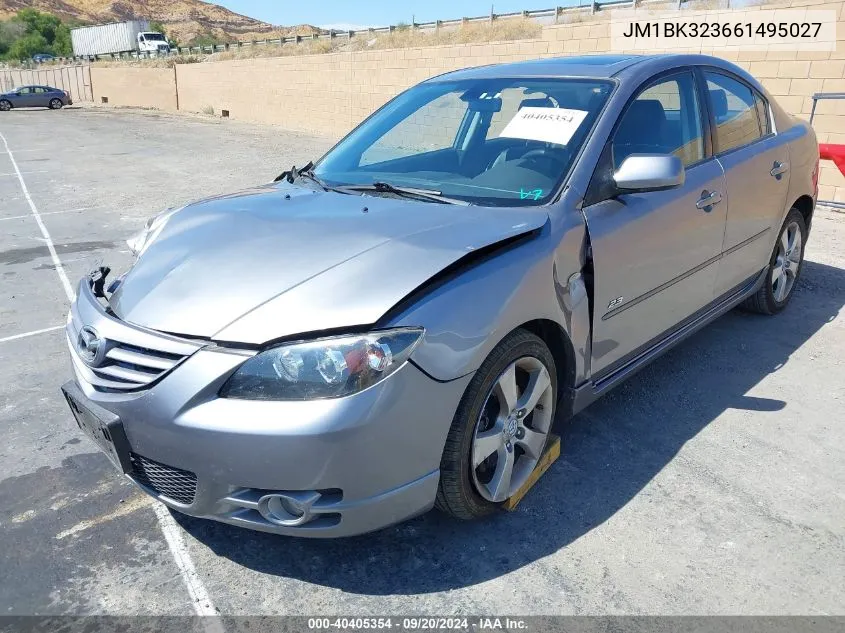 2006 Mazda Mazda3 S Grand Touring VIN: JM1BK323661495027 Lot: 40405354