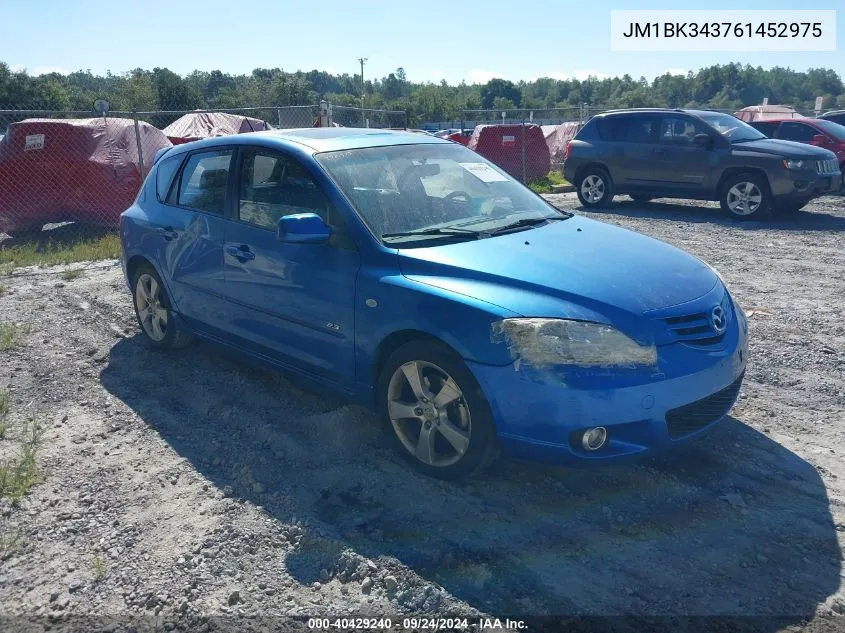 JM1BK343761452975 2006 Mazda Mazda3 S Grand Touring