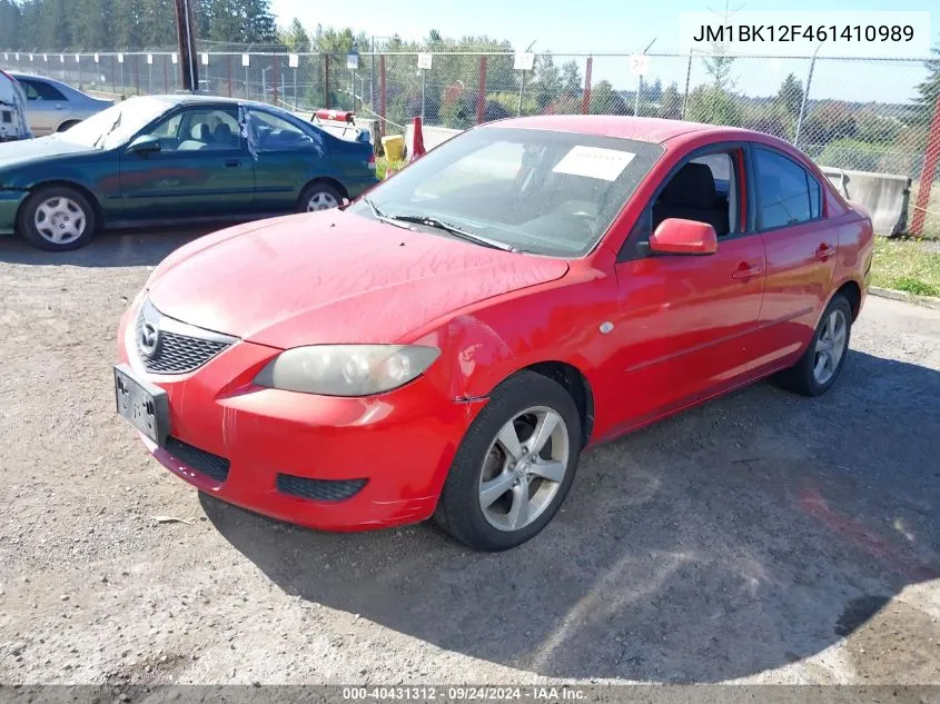 2006 Mazda Mazda3 I VIN: JM1BK12F461410989 Lot: 40431312