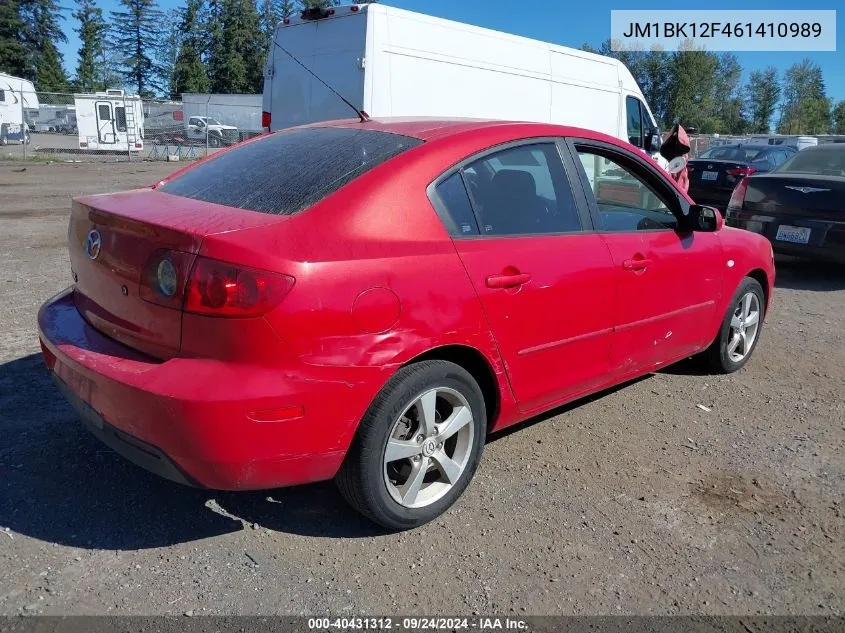 JM1BK12F461410989 2006 Mazda Mazda3 I