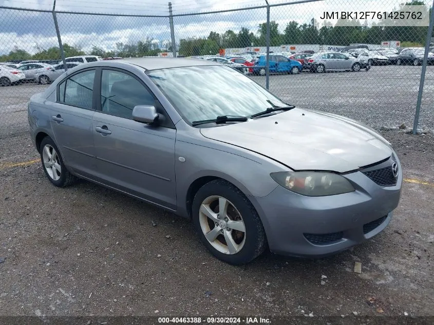 2006 Mazda Mazda3 I VIN: JM1BK12F761425762 Lot: 40463388