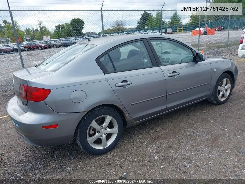 JM1BK12F761425762 2006 Mazda Mazda3 I