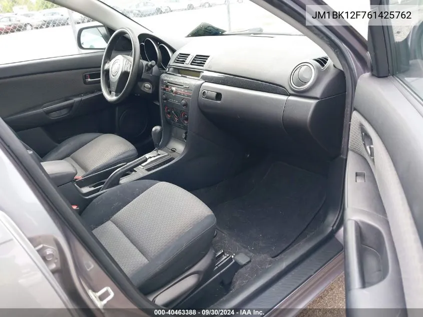 JM1BK12F761425762 2006 Mazda Mazda3 I