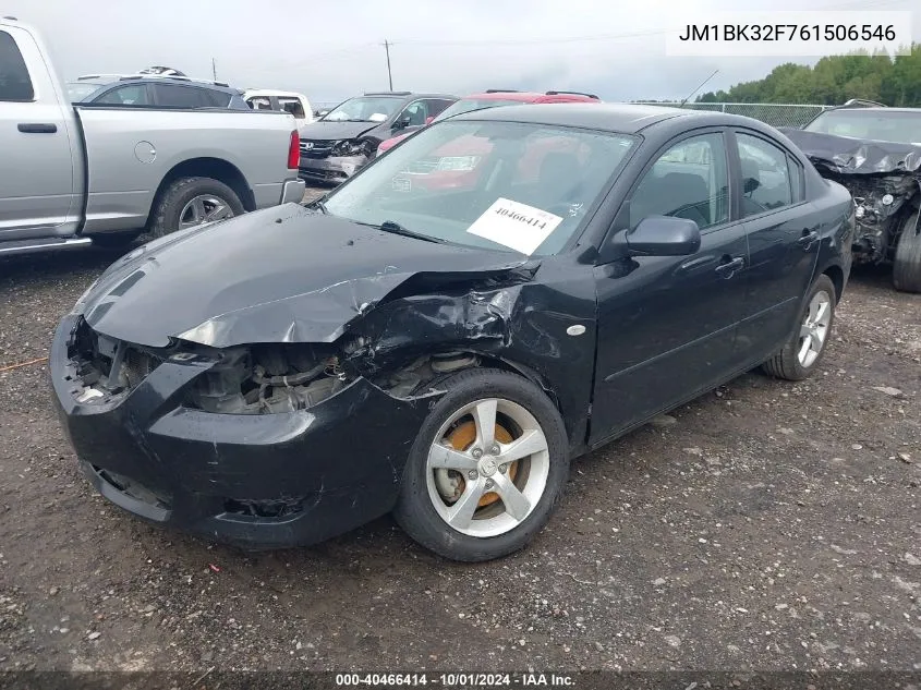 2006 Mazda Mazda3 I VIN: JM1BK32F761506546 Lot: 40466414