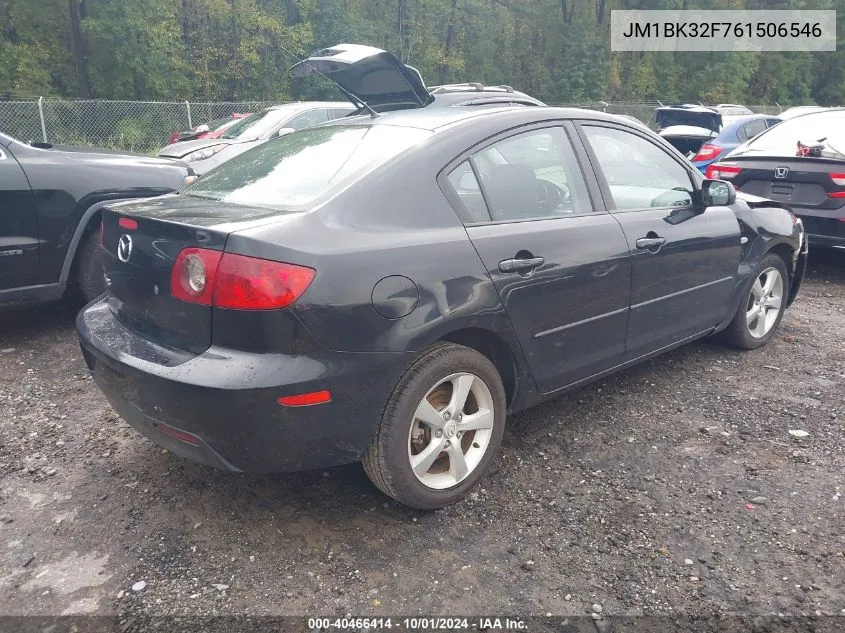 2006 Mazda Mazda3 I VIN: JM1BK32F761506546 Lot: 40466414