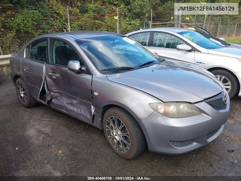 2006 Mazda Mazda3 I VIN: JM1BK12F861456129 Lot: 40486709