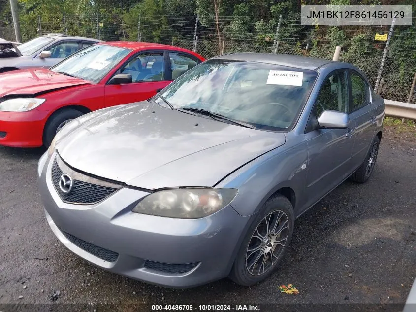 2006 Mazda Mazda3 I VIN: JM1BK12F861456129 Lot: 40486709