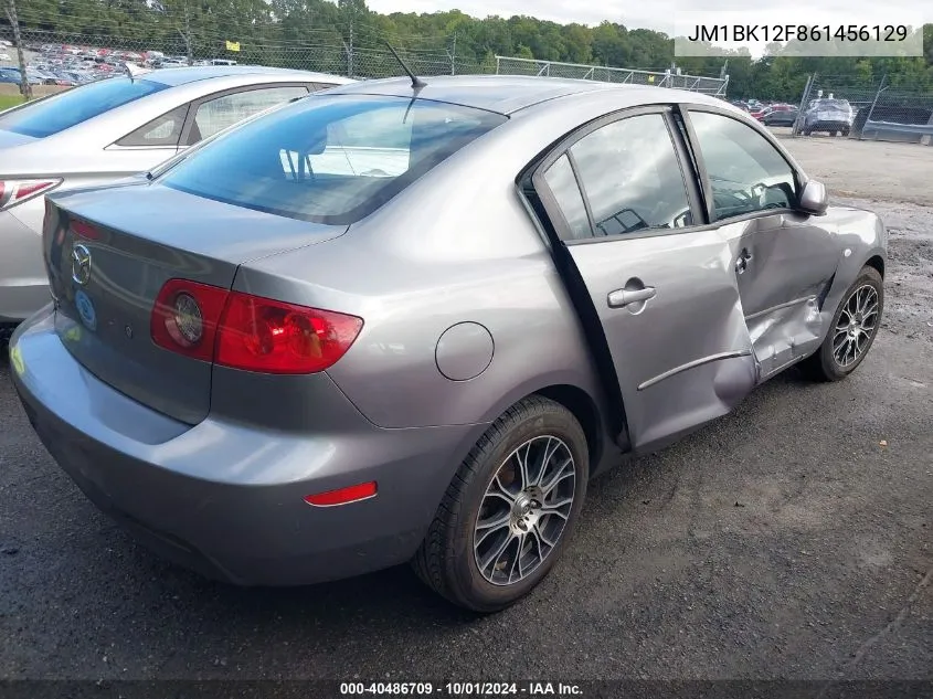 JM1BK12F861456129 2006 Mazda Mazda3 I