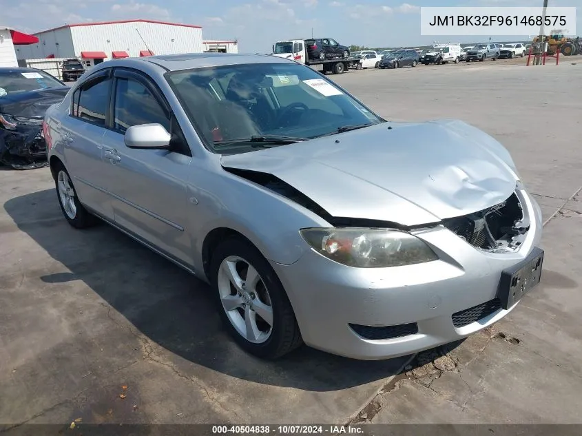 2006 Mazda Mazda3 I VIN: JM1BK32F961468575 Lot: 40504838