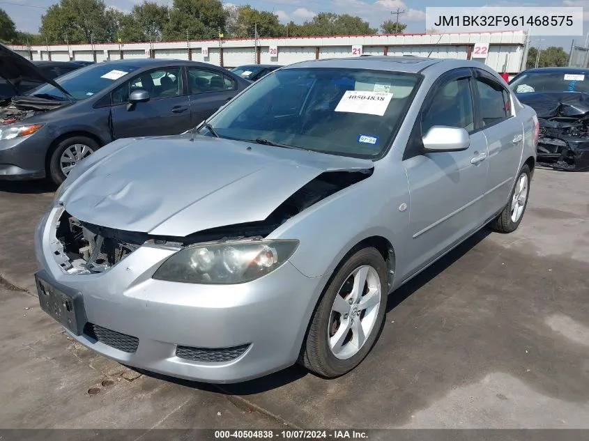 2006 Mazda Mazda3 I VIN: JM1BK32F961468575 Lot: 40504838