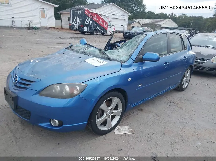 2006 Mazda 3 Hatchback VIN: JM1BK343461456580 Lot: 40520657