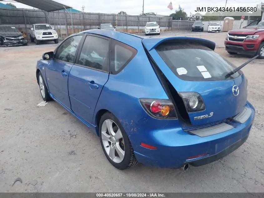 JM1BK343461456580 2006 Mazda 3 Hatchback