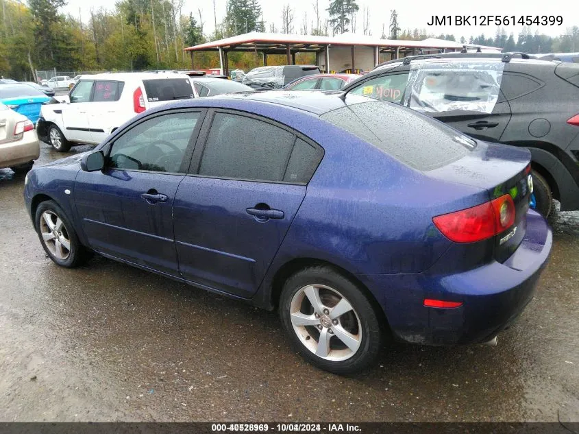 JM1BK12F561454399 2006 Mazda Mazda3 I