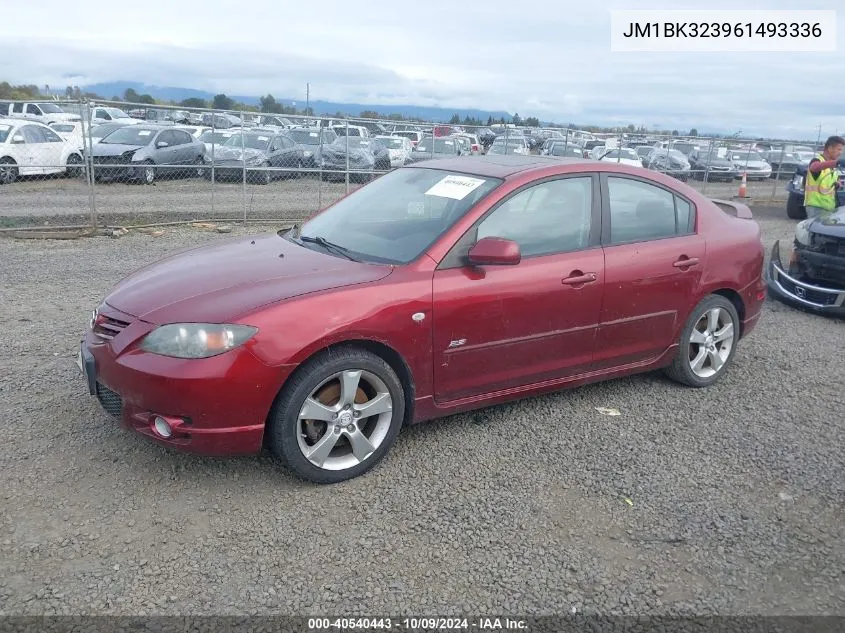 2006 Mazda Mazda3 S Grand Touring VIN: JM1BK323961493336 Lot: 40540443