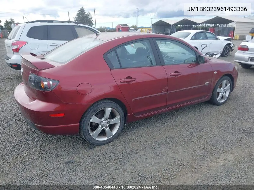 2006 Mazda Mazda3 S Grand Touring VIN: JM1BK323961493336 Lot: 40540443