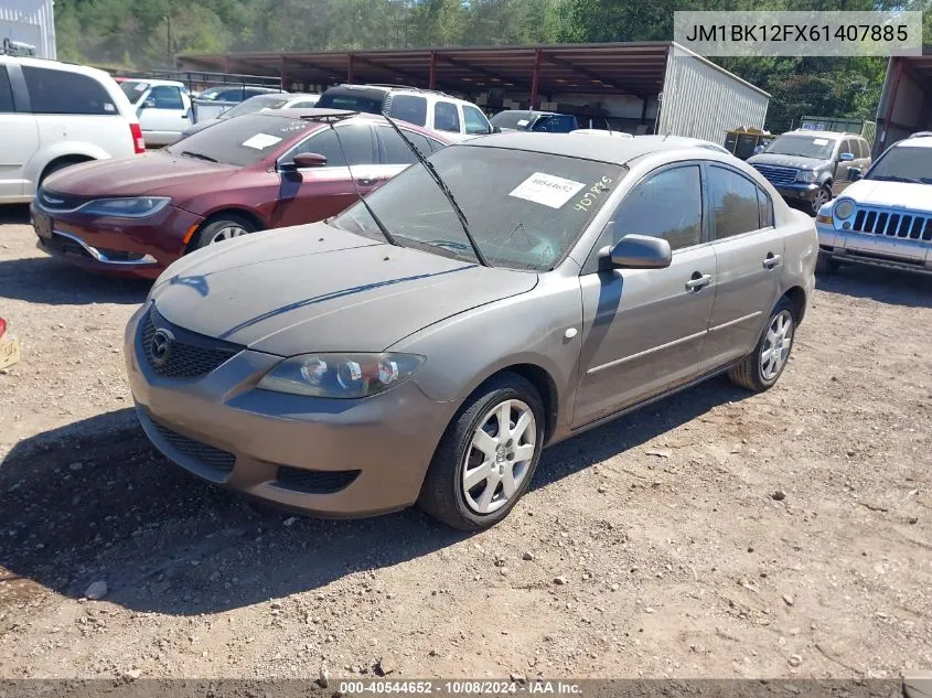 JM1BK12FX61407885 2006 Mazda Mazda3 I