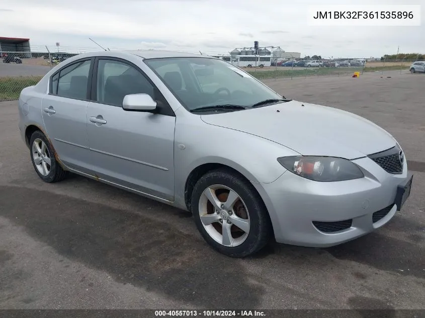 2006 Mazda Mazda3 I VIN: JM1BK32F361535896 Lot: 40557013