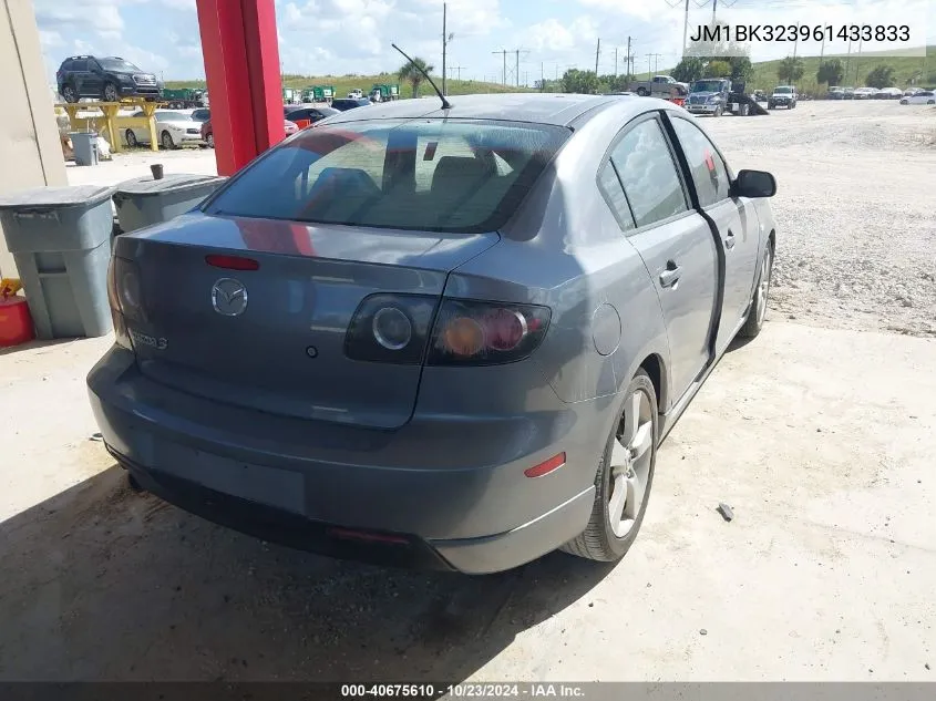 2006 Mazda Mazda3 S Grand Touring VIN: JM1BK323961433833 Lot: 40675610