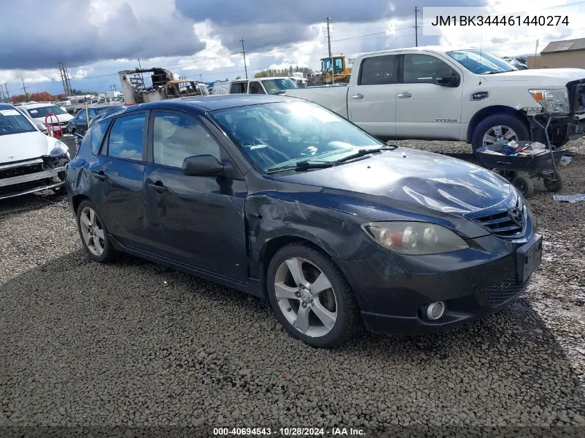 2006 Mazda Mazda3 S Grand Touring VIN: JM1BK344461440274 Lot: 40694543