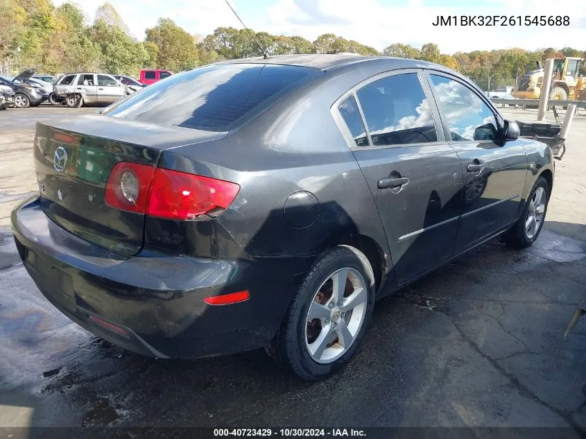 JM1BK32F261545688 2006 Mazda Mazda3 I