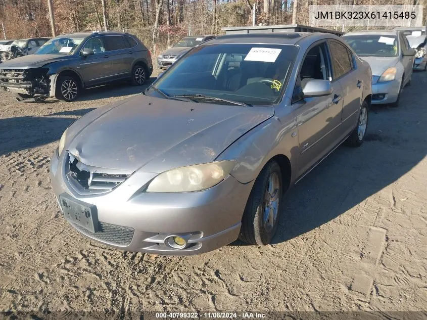 2006 Mazda Mazda3 S VIN: JM1BK323X61415485 Lot: 40799322