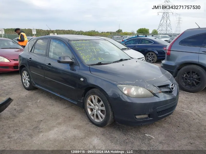 JM1BK343271757530 2007 Mazda Mazda3