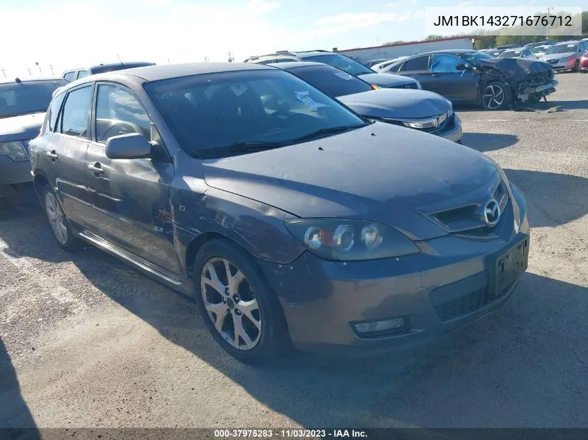 2007 Mazda Mazda3 S Sport VIN: JM1BK143271676712 Lot: 37182572