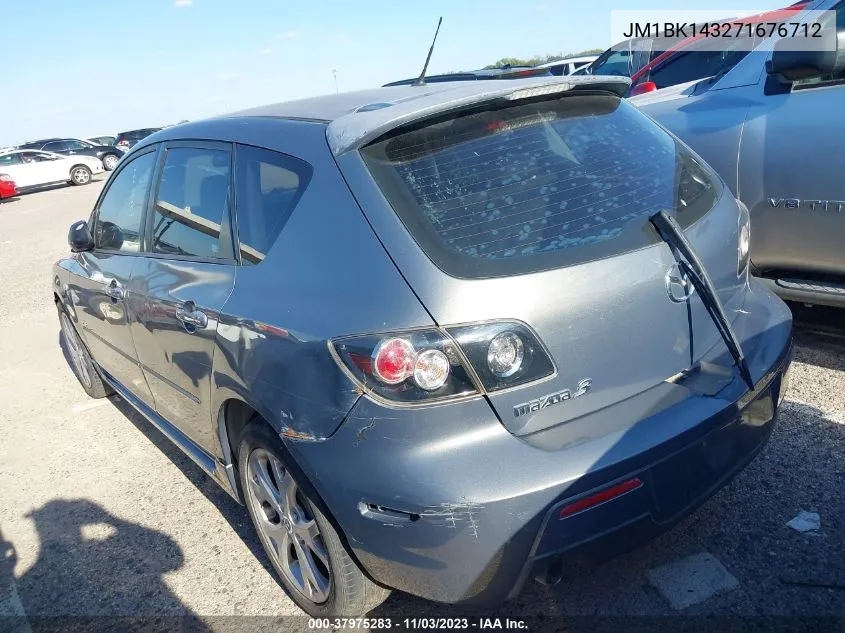 JM1BK143271676712 2007 Mazda Mazda3 S Sport