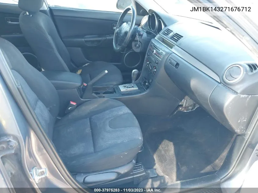 JM1BK143271676712 2007 Mazda Mazda3 S Sport