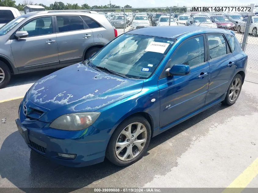 2007 Mazda Mazda3 S Sport VIN: JM1BK143471716272 Lot: 39899888