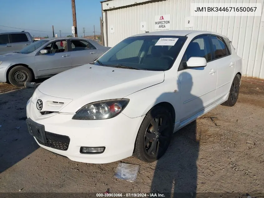 JM1BK344671650067 2007 Mazda Mazda3 S Touring