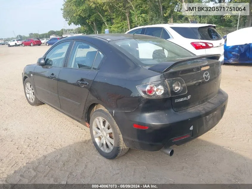 JM1BK32G571751064 2007 Mazda Mazda3 I