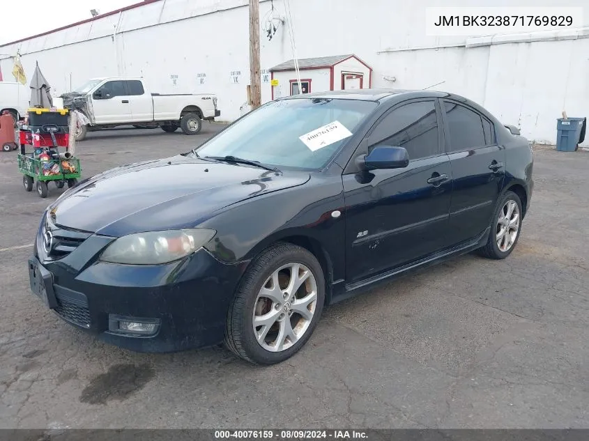 JM1BK323871769829 2007 Mazda Mazda3 S Touring