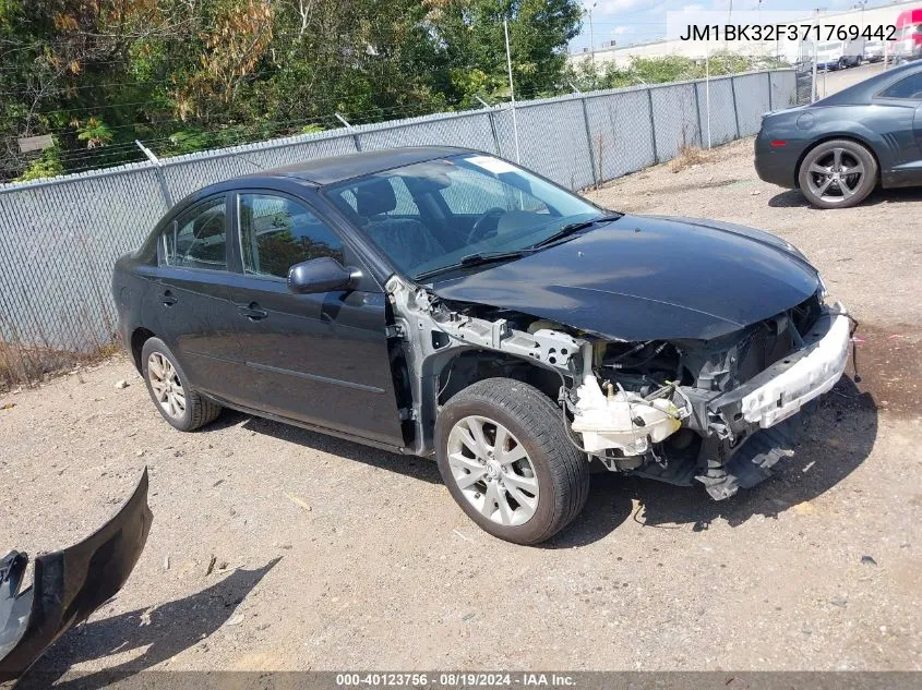 2007 Mazda Mazda3 I VIN: JM1BK32F371769442 Lot: 40123756