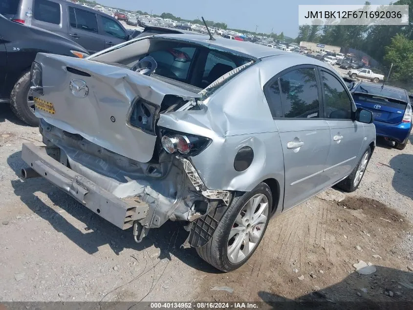 JM1BK12F671692036 2007 Mazda Mazda3 I Sport