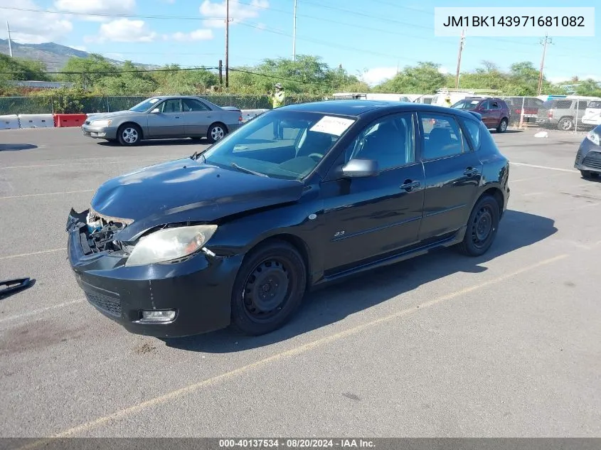 2007 Mazda Mazda3 S Sport VIN: JM1BK143971681082 Lot: 40137534