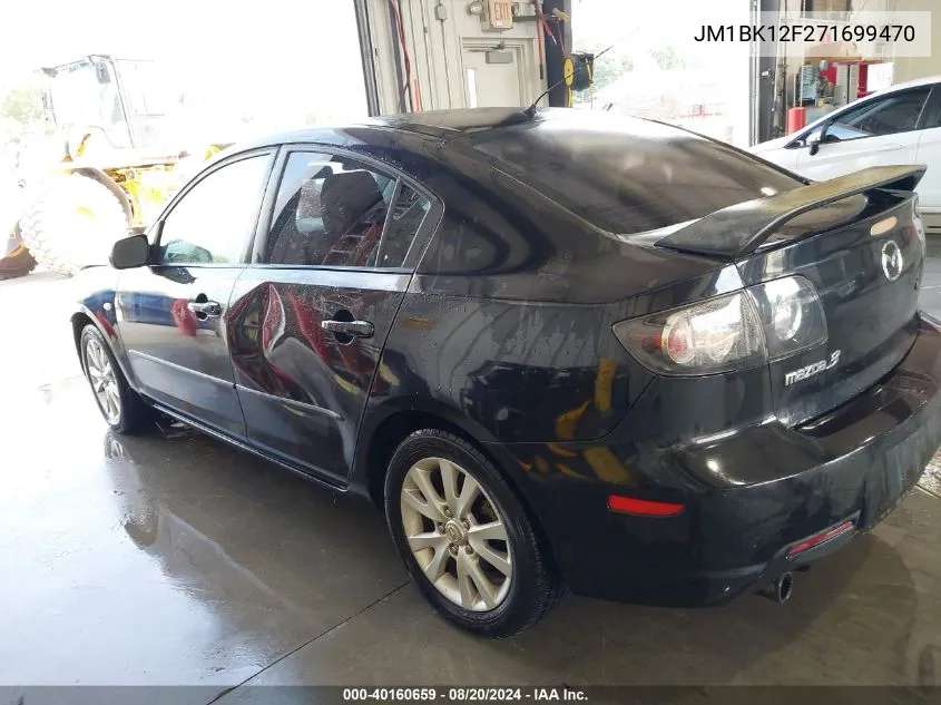 JM1BK12F271699470 2007 Mazda Mazda3 I