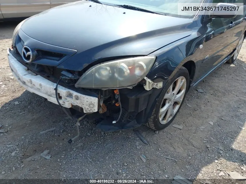 JM1BK343671745297 2007 Mazda Mazda3 S Grand Touring