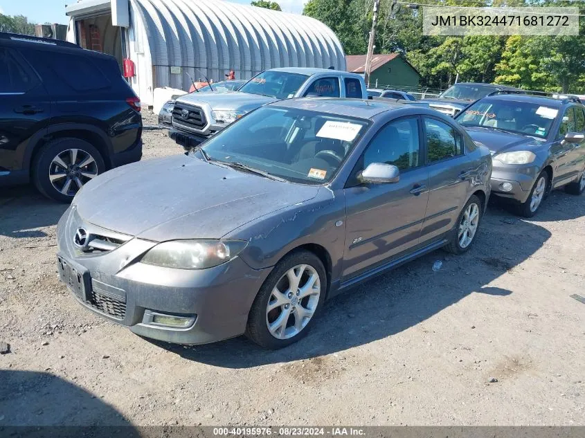 2007 Mazda Mazda3 S Touring VIN: JM1BK324471681272 Lot: 40195976