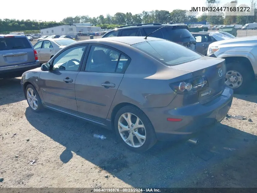 JM1BK324471681272 2007 Mazda Mazda3 S Touring