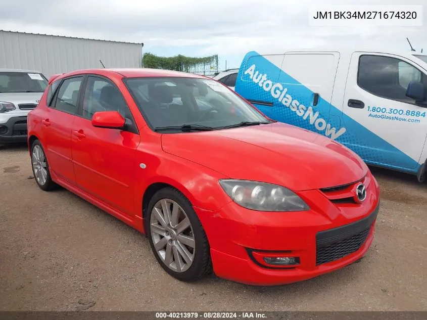 JM1BK34M271674320 2007 Mazda Mazdaspeed3 Grand Touring