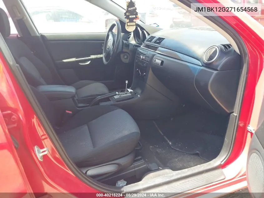 JM1BK12G271654568 2007 Mazda Mazda3 I