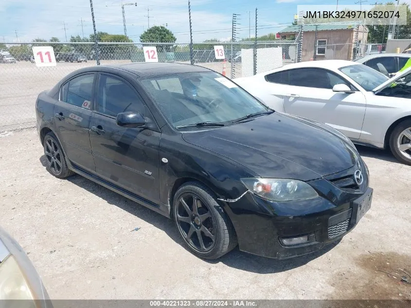 2007 Mazda Mazda3 S Grand Touring VIN: JM1BK324971652074 Lot: 40221323