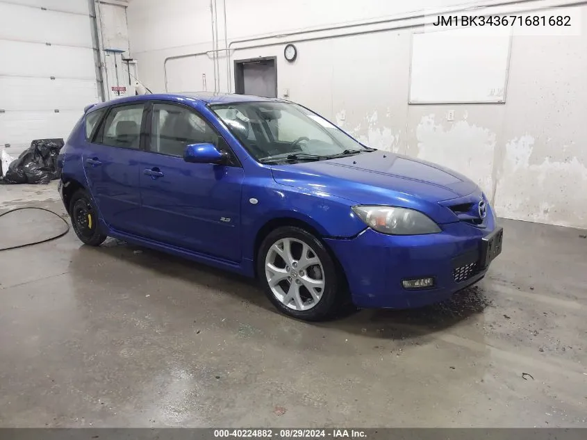 JM1BK343671681682 2007 Mazda Mazda3 S Touring